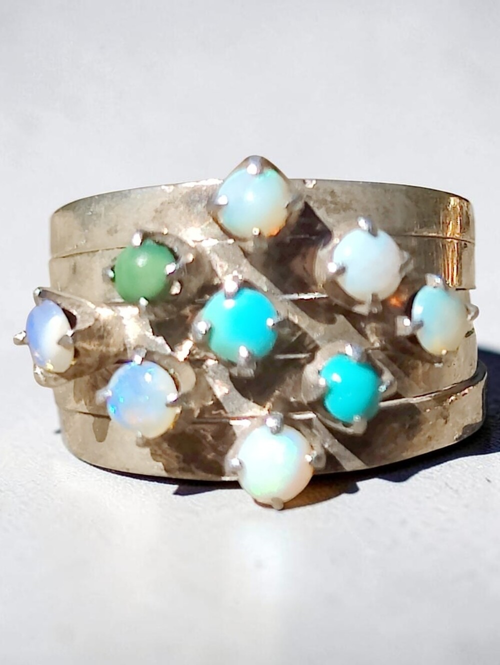 Sterling Silver Opal Ring